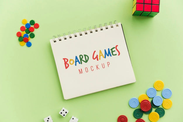 Board Games Concept Mock-Up Psd