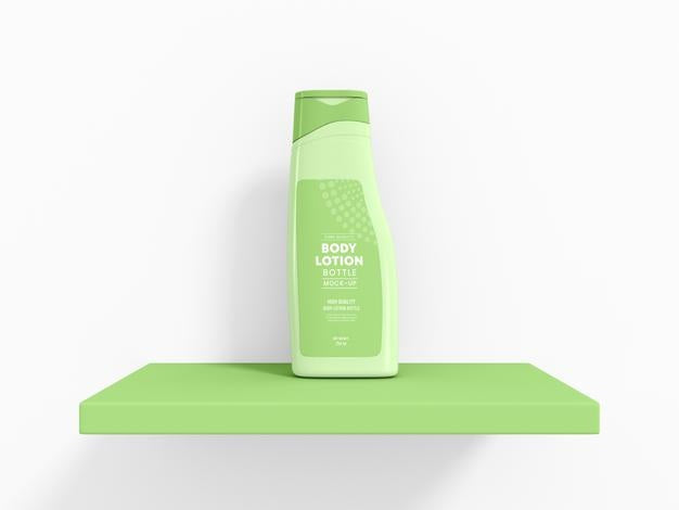 Body Lotion Bottle Packaging Mockup Psd