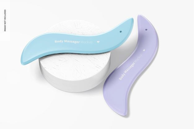 Body Massagers Mockup, Perspective View Psd