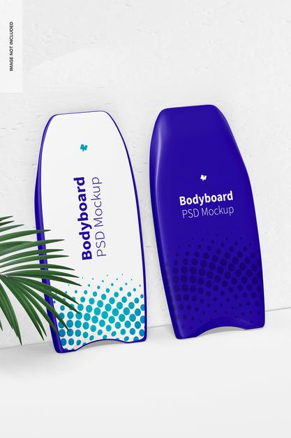 Bodyboard Set Mockup Psd