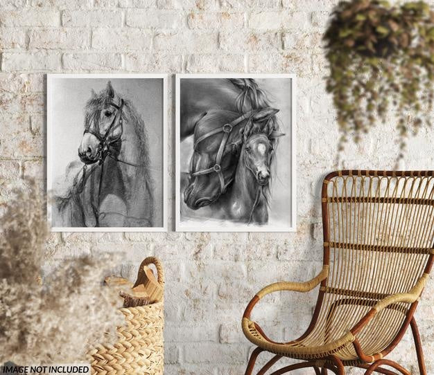 Boho Style Frame Set Psd