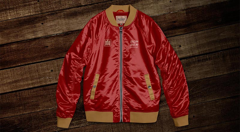 Bomber Jacket Mockup Psd