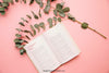 Book And Leaves Mockup Psd