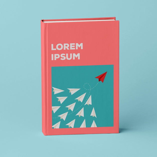 Book Cover Mock-Up Arrangement Psd