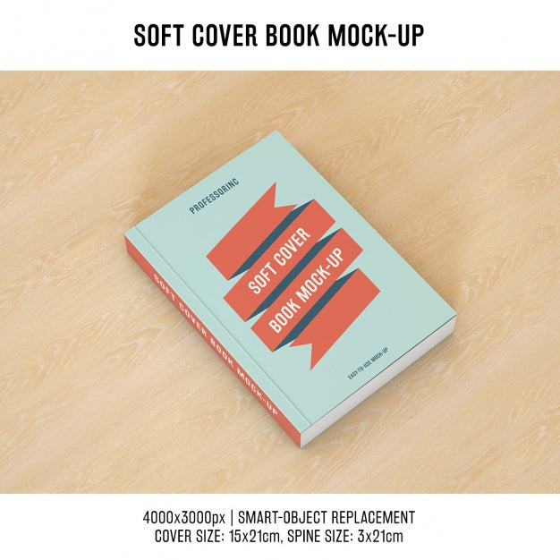 Book Cover Mock Up Design Psd
