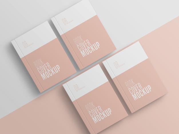Book Cover Multiple Mockup Psd