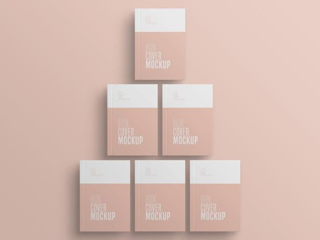 Book Cover Multiple Mockup Psd