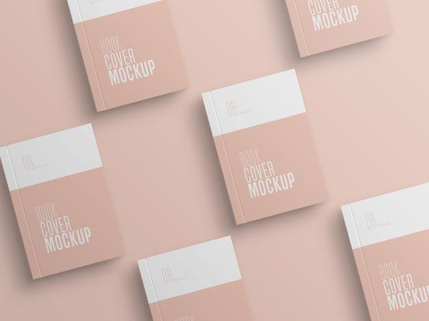 Book Cover Multiple Mockup Psd