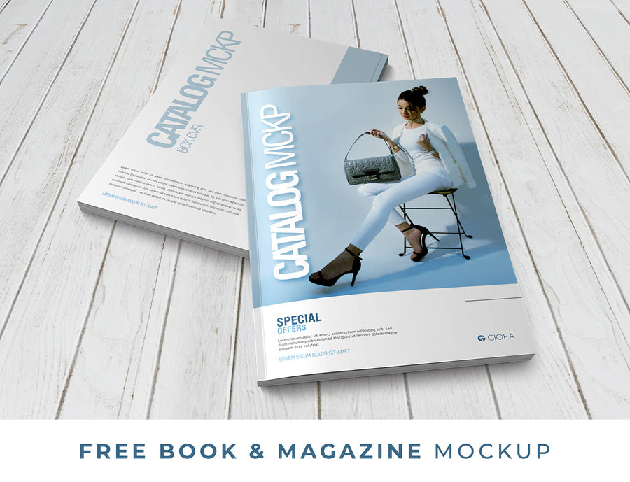 Book & Magazine Mockup