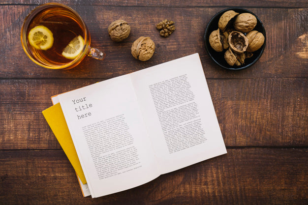 Book Mockup For Literacy Day Psd