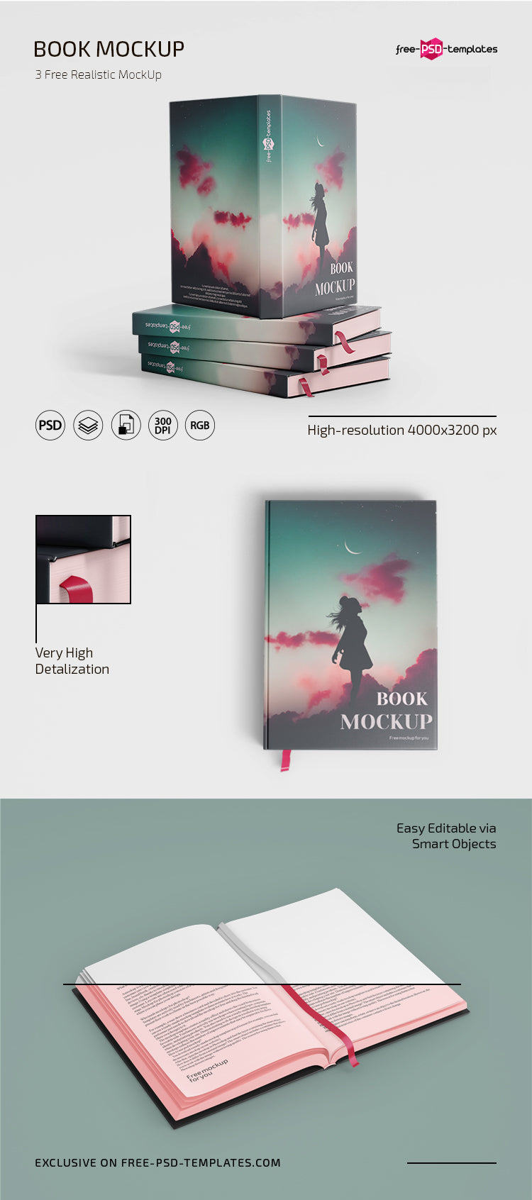 Book Mockup In Psd
