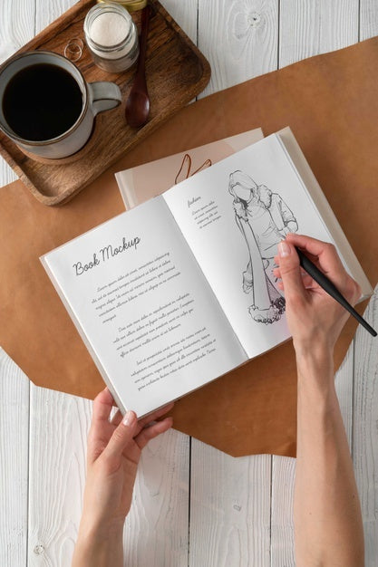 Book Mockup Used In Real Life Psd