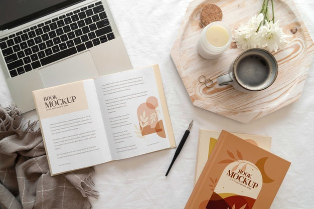 Book Mockup Used In Real Life Psd