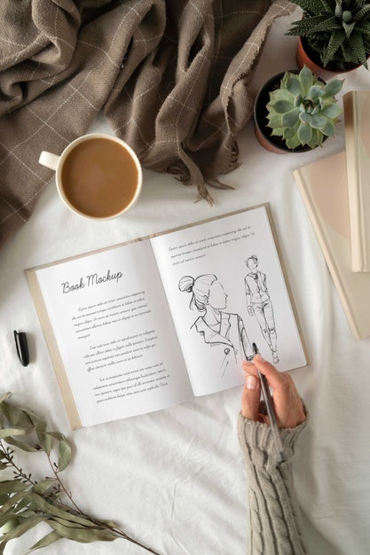 Book Mockup Used In Real Life Psd