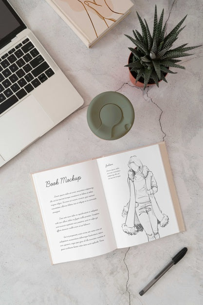 Book Mockup Used In Real Life Psd