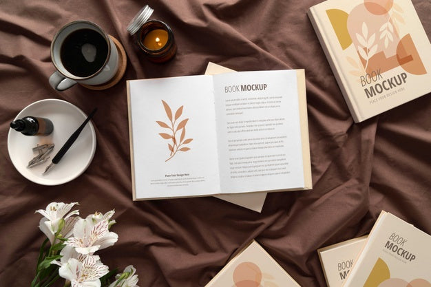 Book Mockup Used In Real Life Psd
