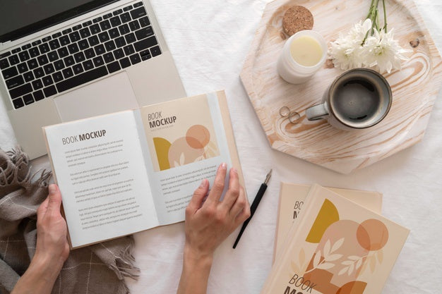 Book Mockup Used In Real Life Psd