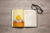 Book Mockup With Glasses Psd