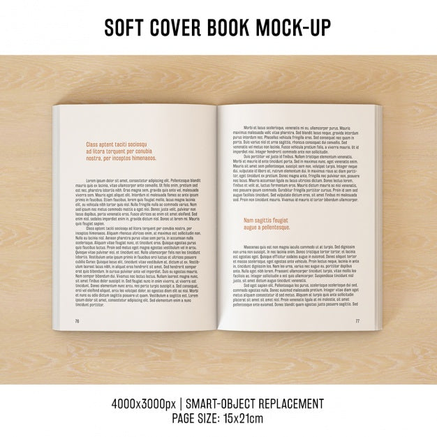 Book Pages Mock Up Design Psd