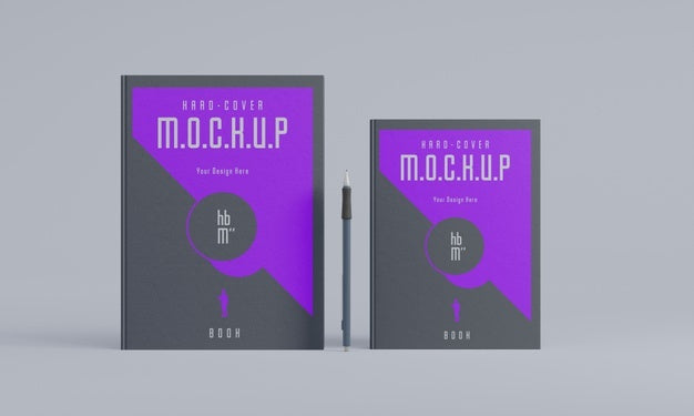 Book Stationery Desing Mockup Psd