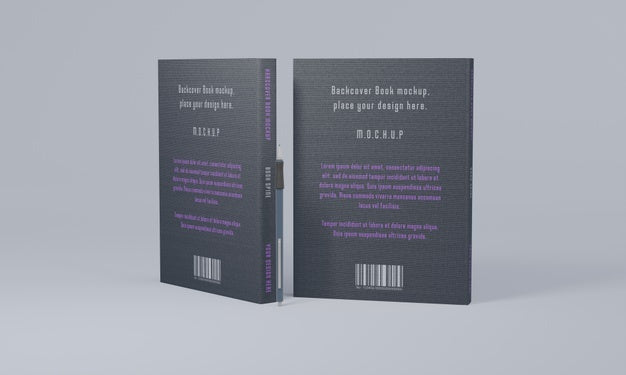 Book Stationery Desing Mockup Psd