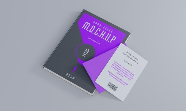 Book Stationery Desing Mockup Psd
