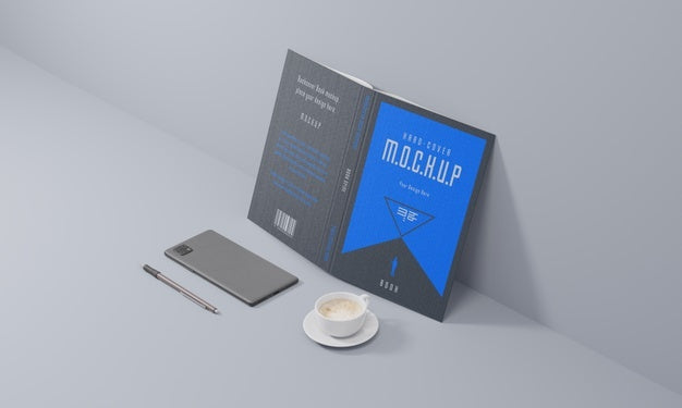 Book Stationery Desing Mockup Psd