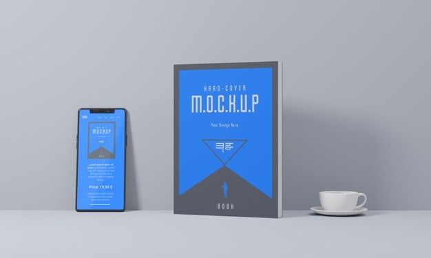 Book Stationery Desing Mockup Psd