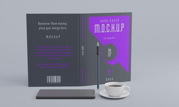 Book Stationery Desing Mockup Psd