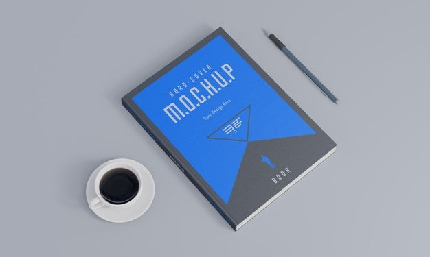 Book Stationery Desing Mockup Psd