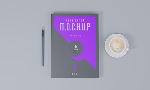 Book Stationery Desing Mockup Psd