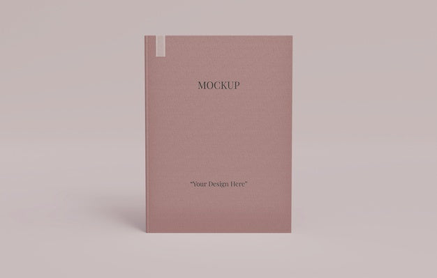 Book With Bookmark Design Mockup Psd