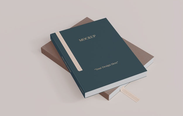 Book With Bookmark Design Mockup Psd
