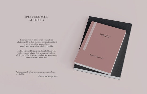 Book With Bookmark Design Mockup Psd