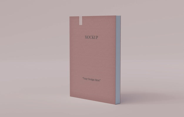 Book With Bookmark Design Mockup Psd