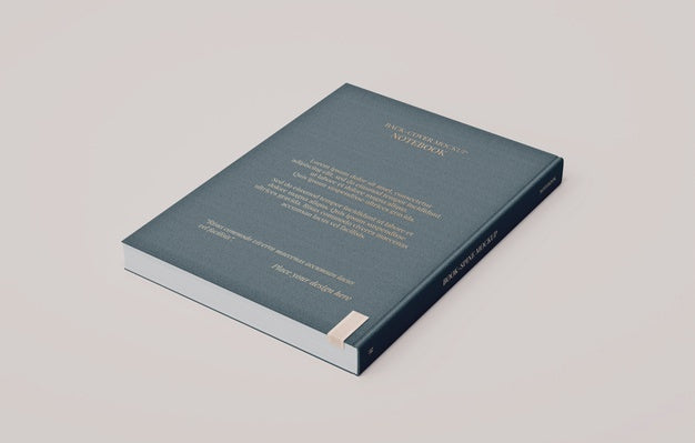 Book With Bookmark Design Mockup Psd