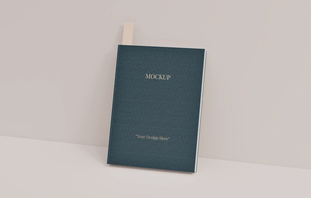 Book With Bookmark Design Mockup Psd