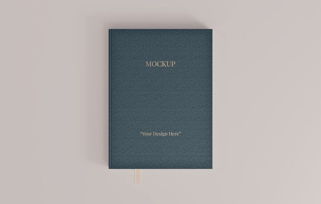 Book With Bookmark Design Mockup Psd