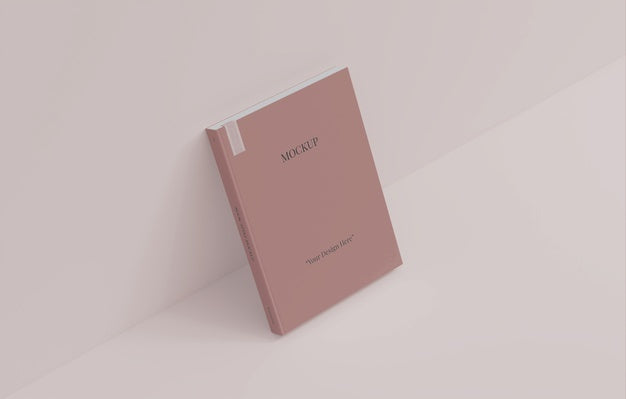 Book With Bookmark Design Mockup Psd