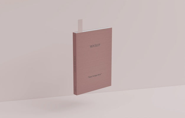 Book With Bookmark Design Mockup Psd