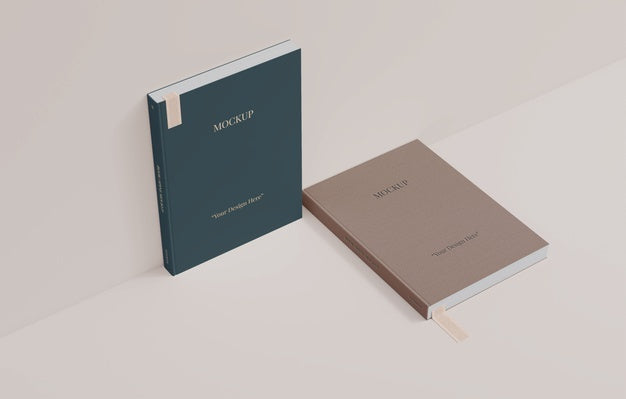 Book With Bookmark Design Mockup Psd