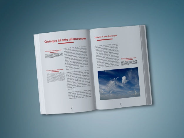 Book'S Pages Mock Up Psd