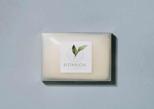 Botanical Soap Bar Packaging Mockup Psd