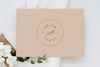 Botanical Wedding Invitation Card Mockup Psd