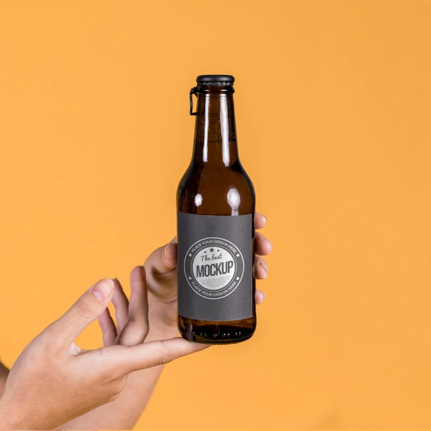 Bottle Concept Mock-Up Psd