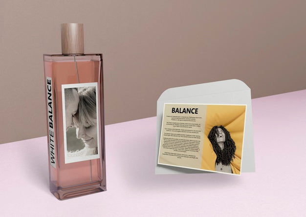 Bottle Of Perfume And Information Beside Psd