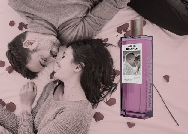Bottle Of Perfume For Couples Psd