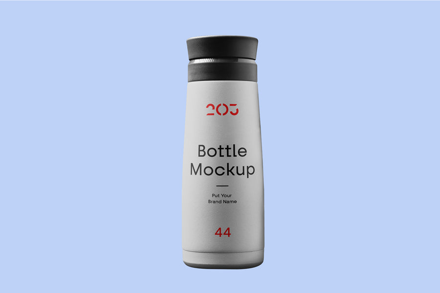 Bottle Of Plastic Mockup