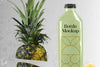 Bottle With Ananas Mockup