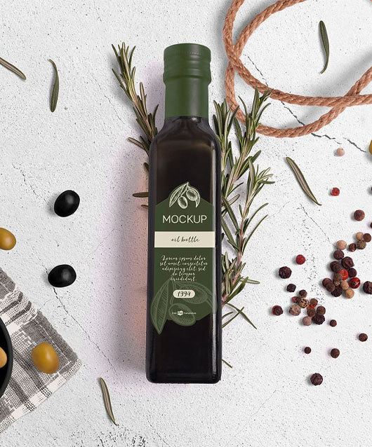 Bottles & Jars Food Mockup Creator